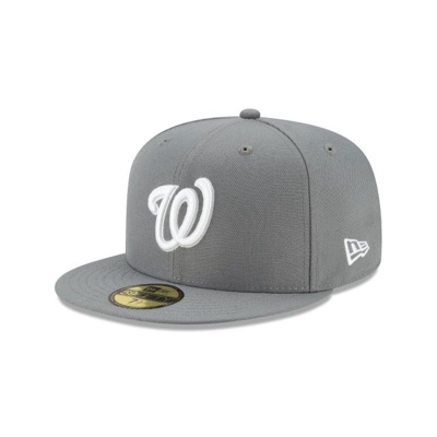 Washington Nationals Gorra | New Era MLB Floral Undervisor 59fifty Fitted Cap Mexico - Grises